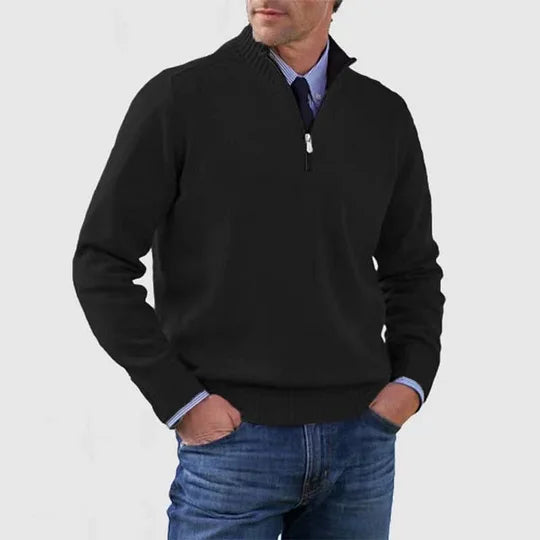 Rutger™ | Heren Sweater Met Halve Rits