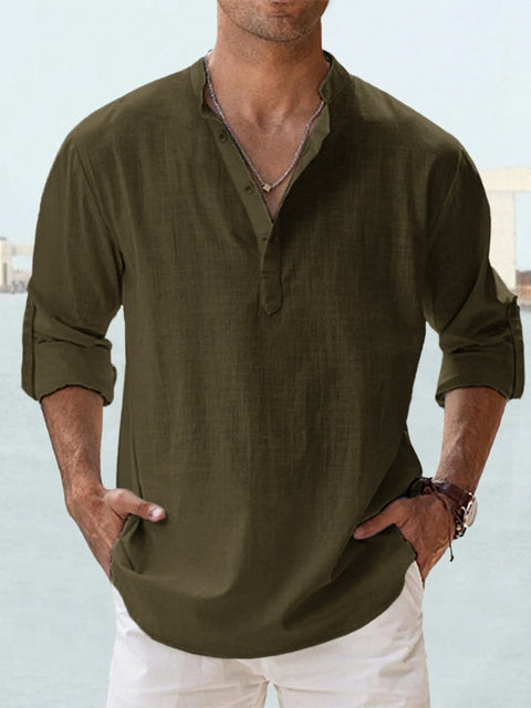 LINO - Linnen Blouse voor heren