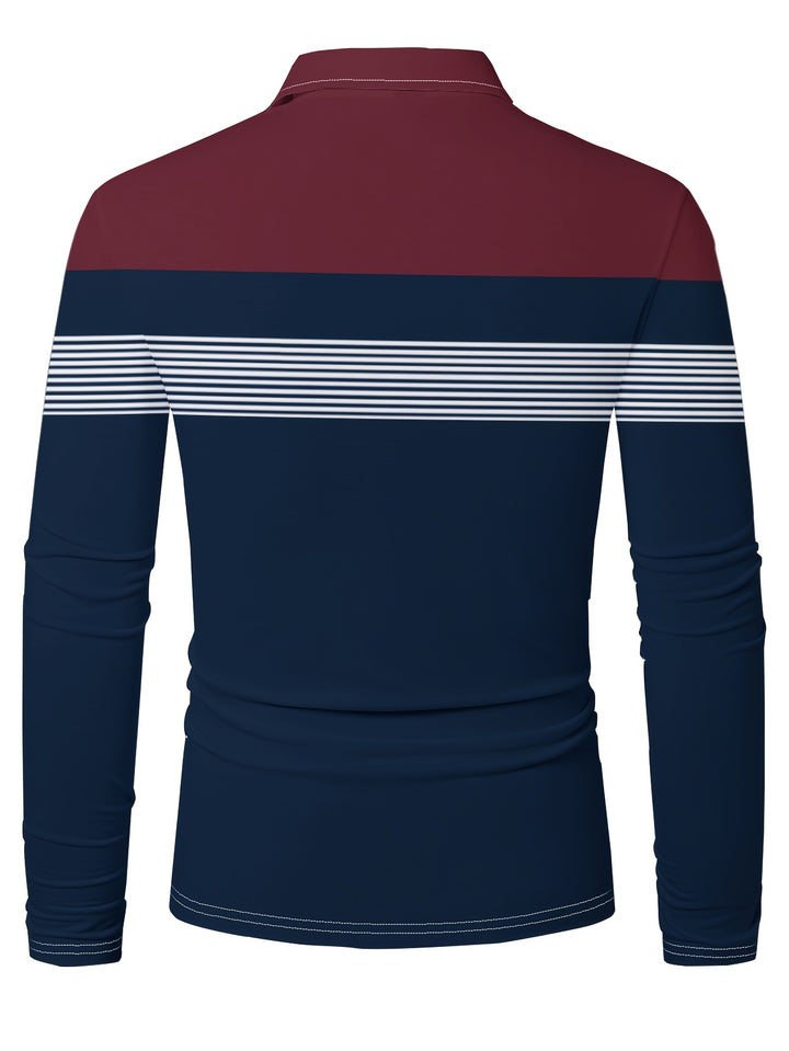 Thomas - Herenpolo met strepen