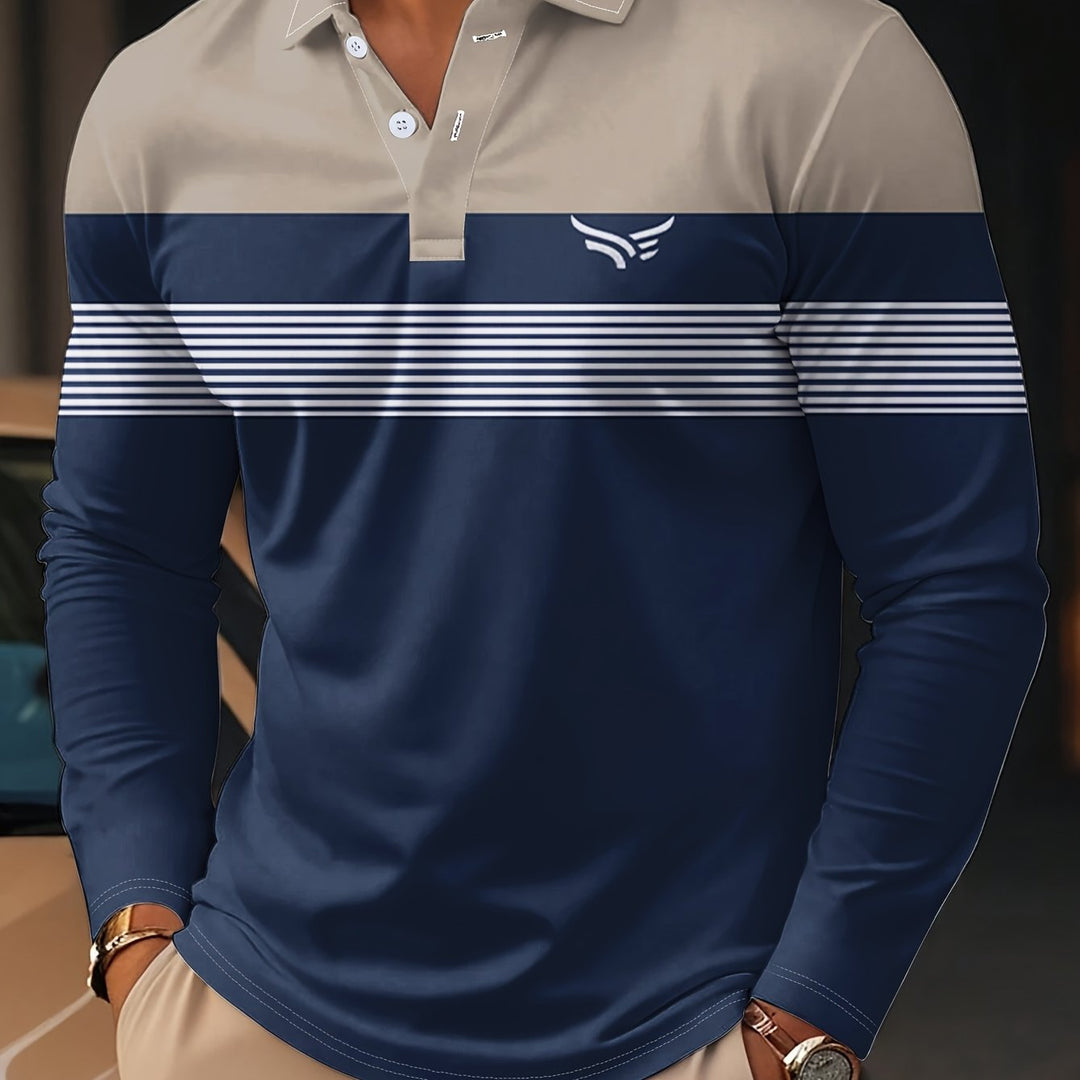 Thomas - Herenpolo met strepen