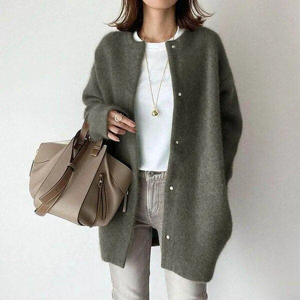 Vanna™ | Luxe Gebreid Vest met Knopen