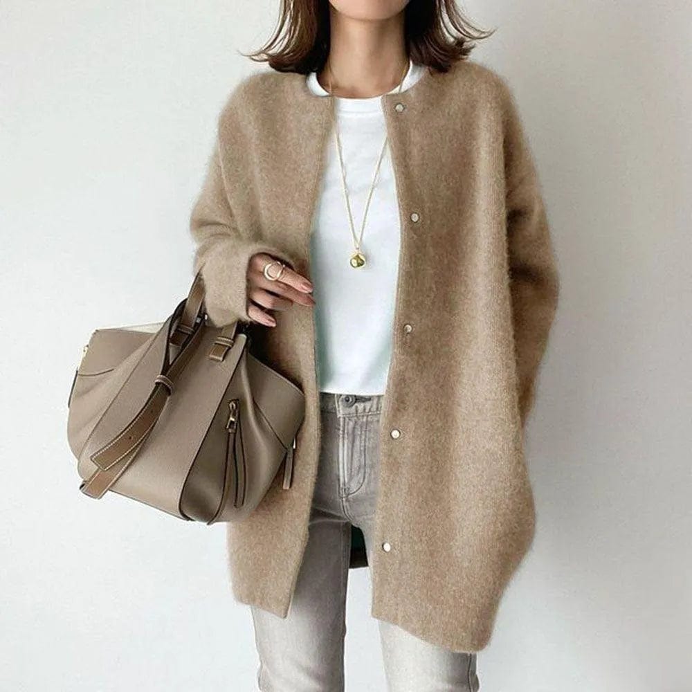 Vanna™ | Luxe Gebreid Vest met Knopen