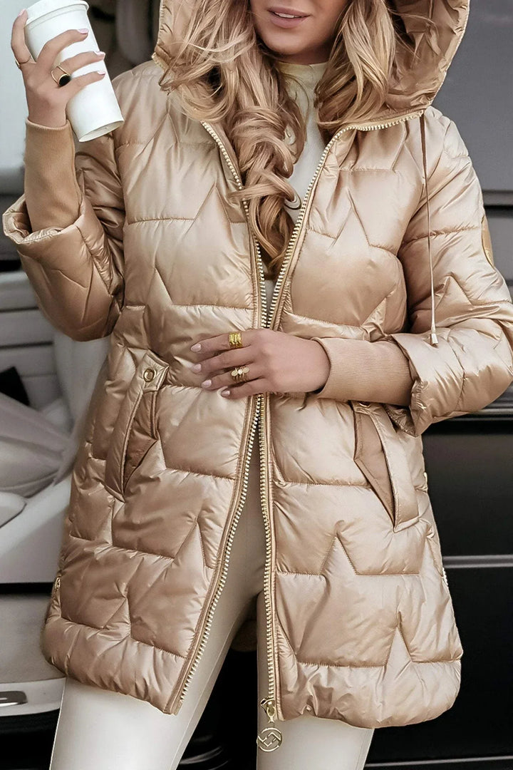 Léonie | elegante Herfstjas met capuchon