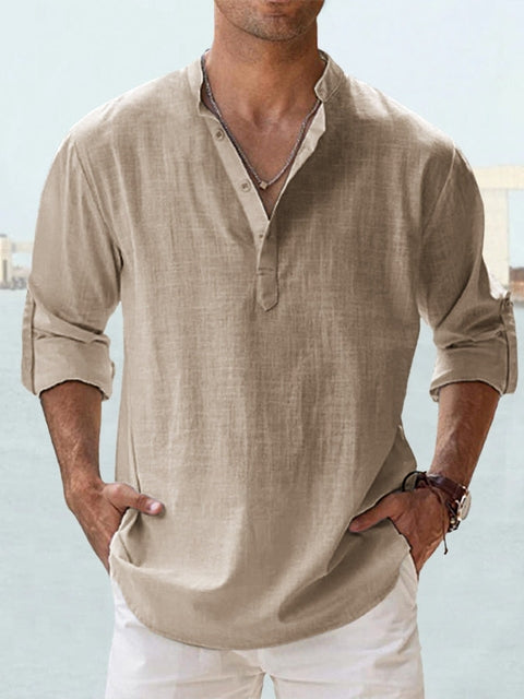 LINO - Linnen Blouse voor heren