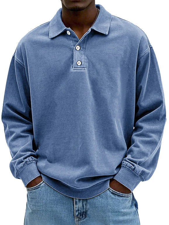 Edgar | Polo met lange mouwen