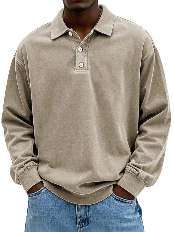 Edgar | Polo met lange mouwen