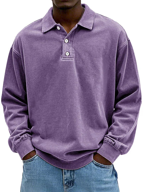 Edgar | Polo met lange mouwen