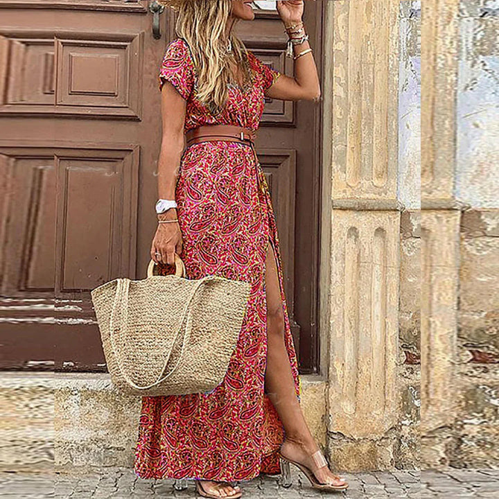 Sybella – maxi-jurk in boho-stijl