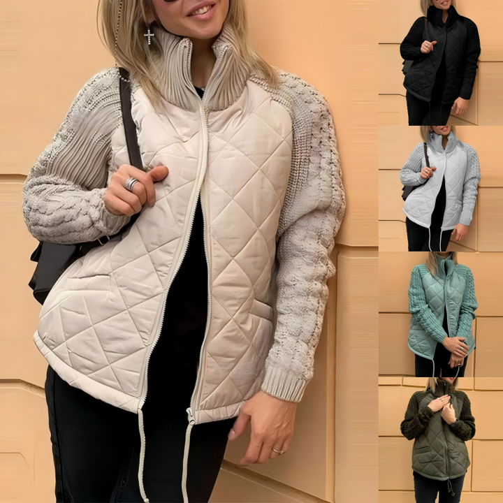Vérane™ | Gebreide patchwork jas