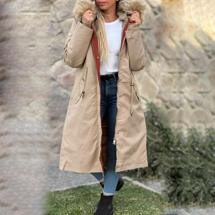 Frostra™ – Dames Winterjas met Capuchon en Zachte Kraag